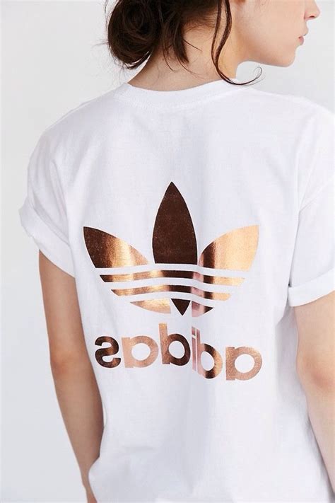 damen tshirt adidas weiß rosegold|Frauen.